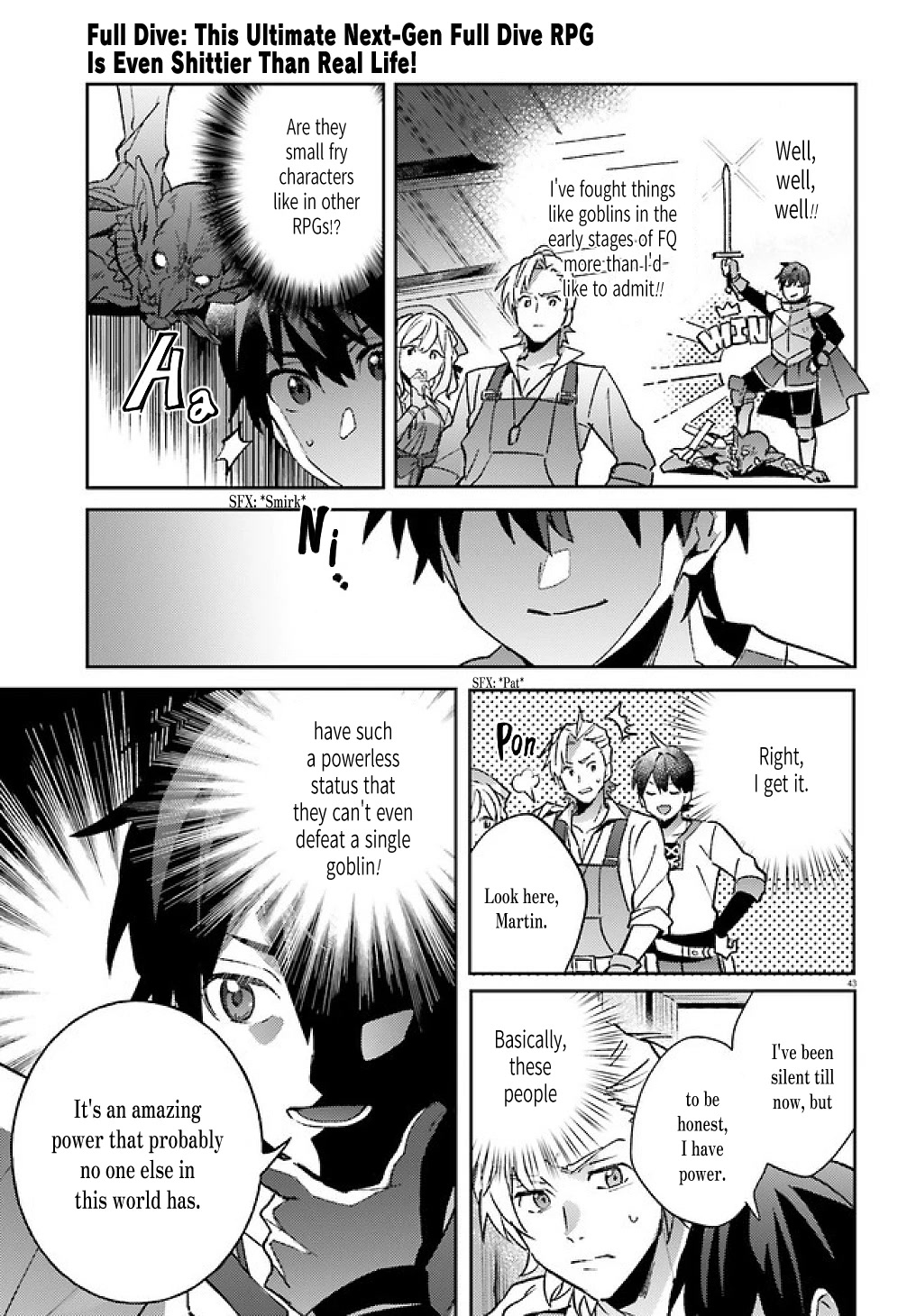 Full Dive: This Ultimate Next-Gen Full Dive RPG Is Even Shittier than Real Life! Chapter 1 page 42 - Chapter 1: Kiwame Quest