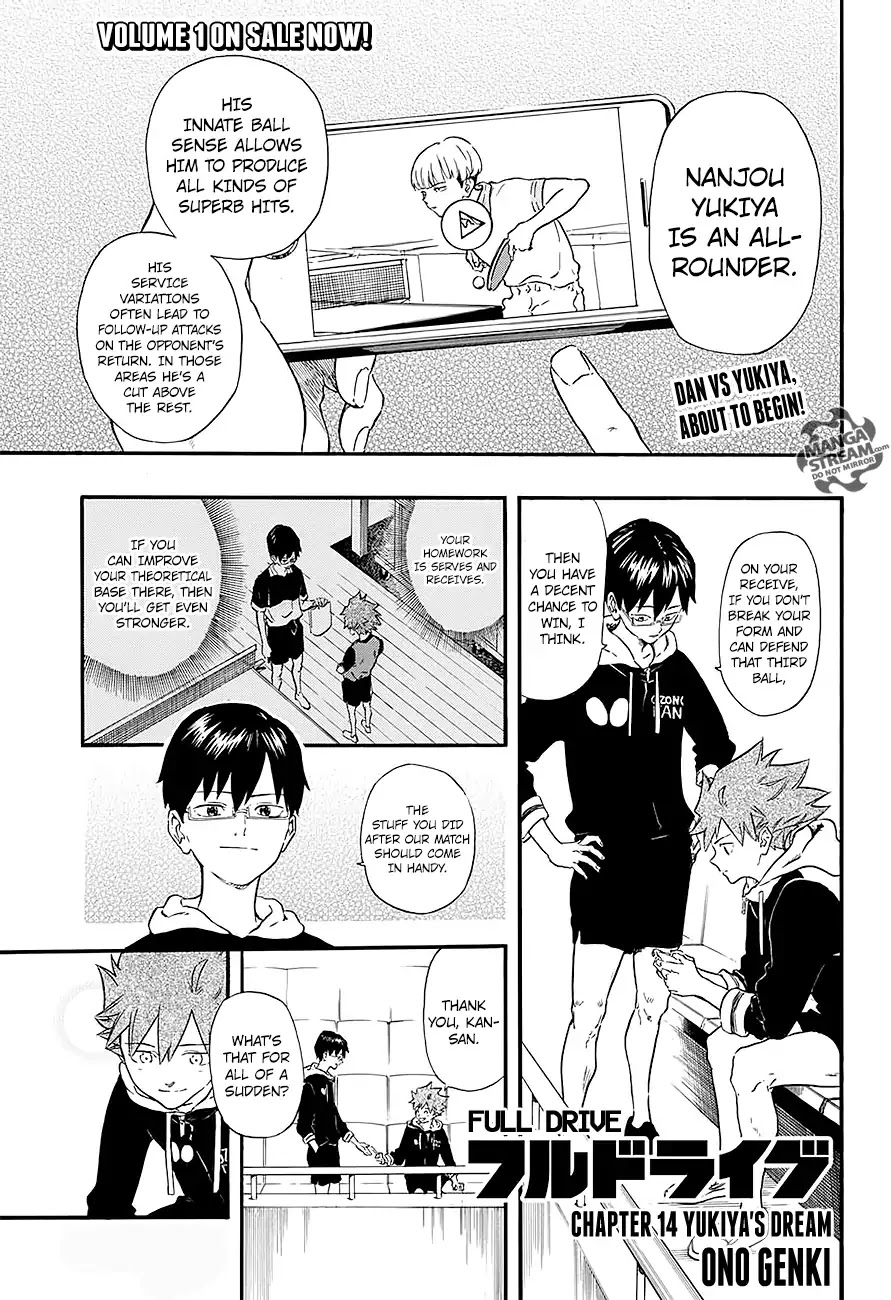 Full Drive Chapter 14 page 1 - Chapter 14: Yukiya's Dream