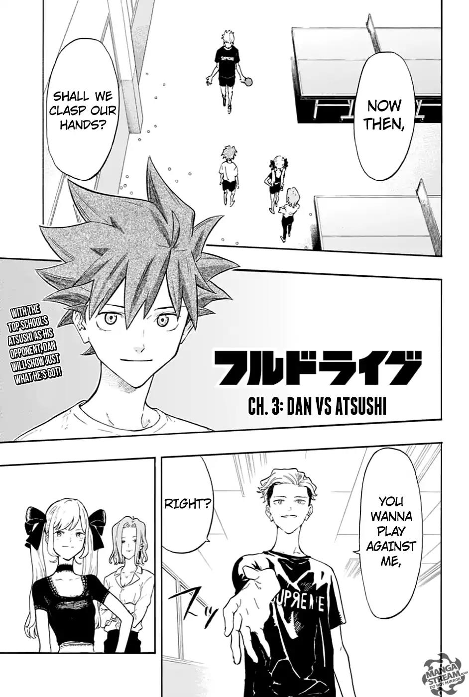 Full Drive Chapter 3 page 1 - Chapter 3: Dan Vs. Atsushi