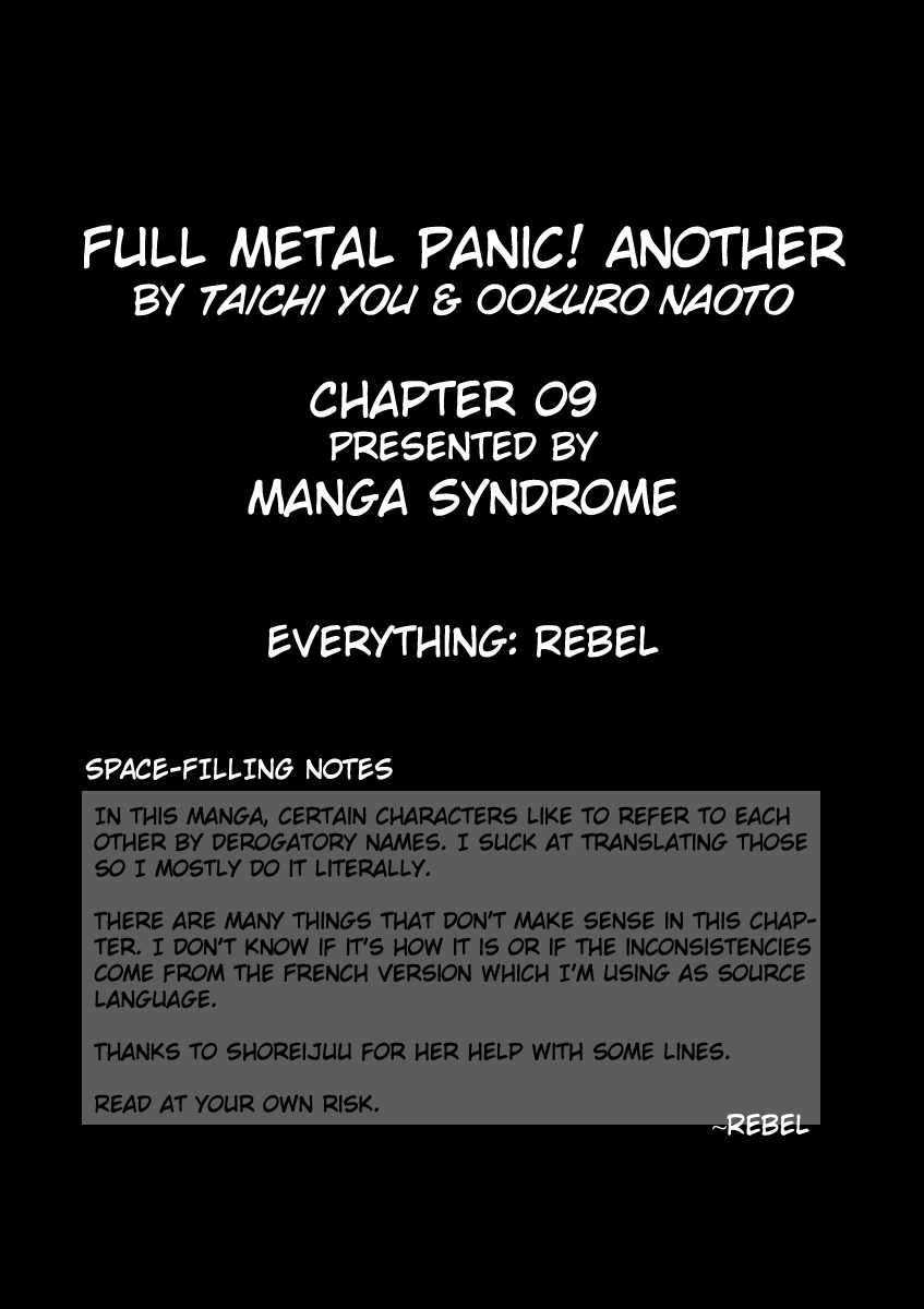 Full Metal Panic! Another Chapter 9 page 1 - Chapter 9