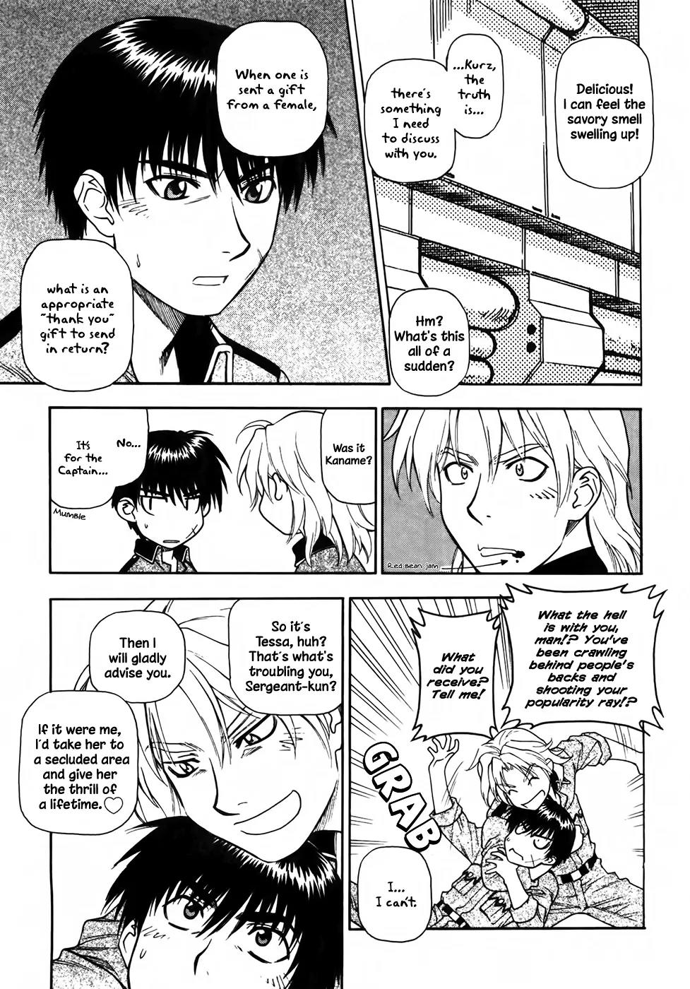Full Metal Panic! Comic Mission Chapter 15.5 page 4 - Chapter 15.5: Taiyaki-kun of the Battlefield