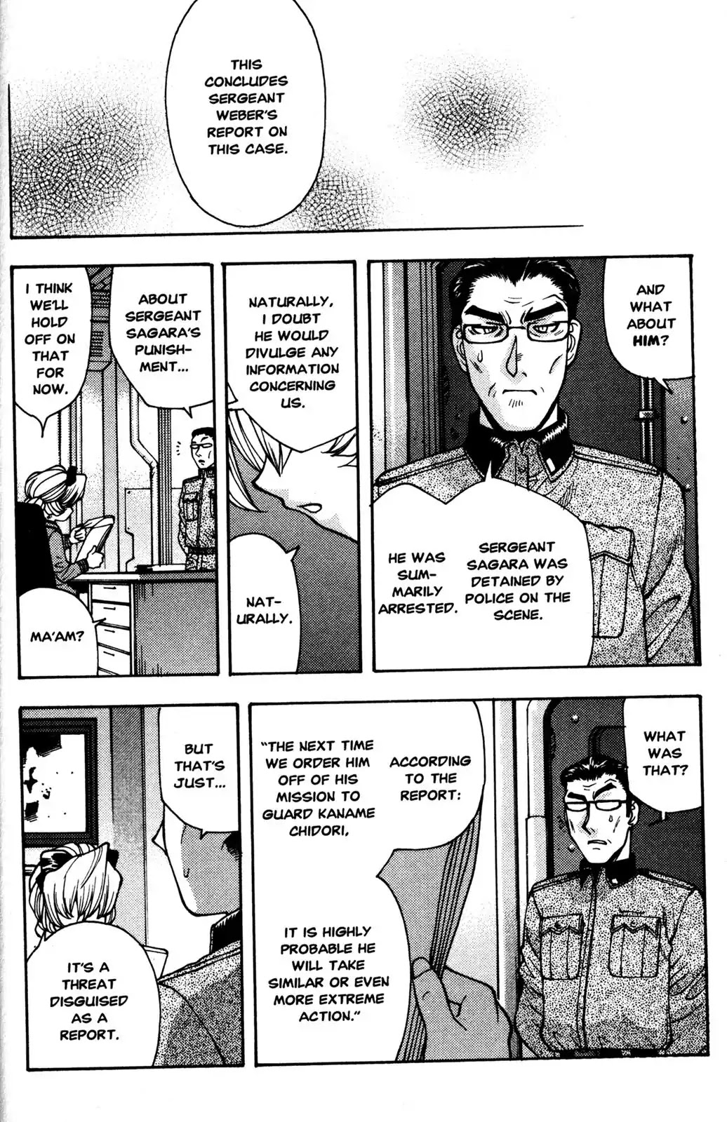 Full Metal Panic! Overload Chapter 29 page 33 - Vol.5 LAST BOMB: The Roar Of The Bombs Is For Them