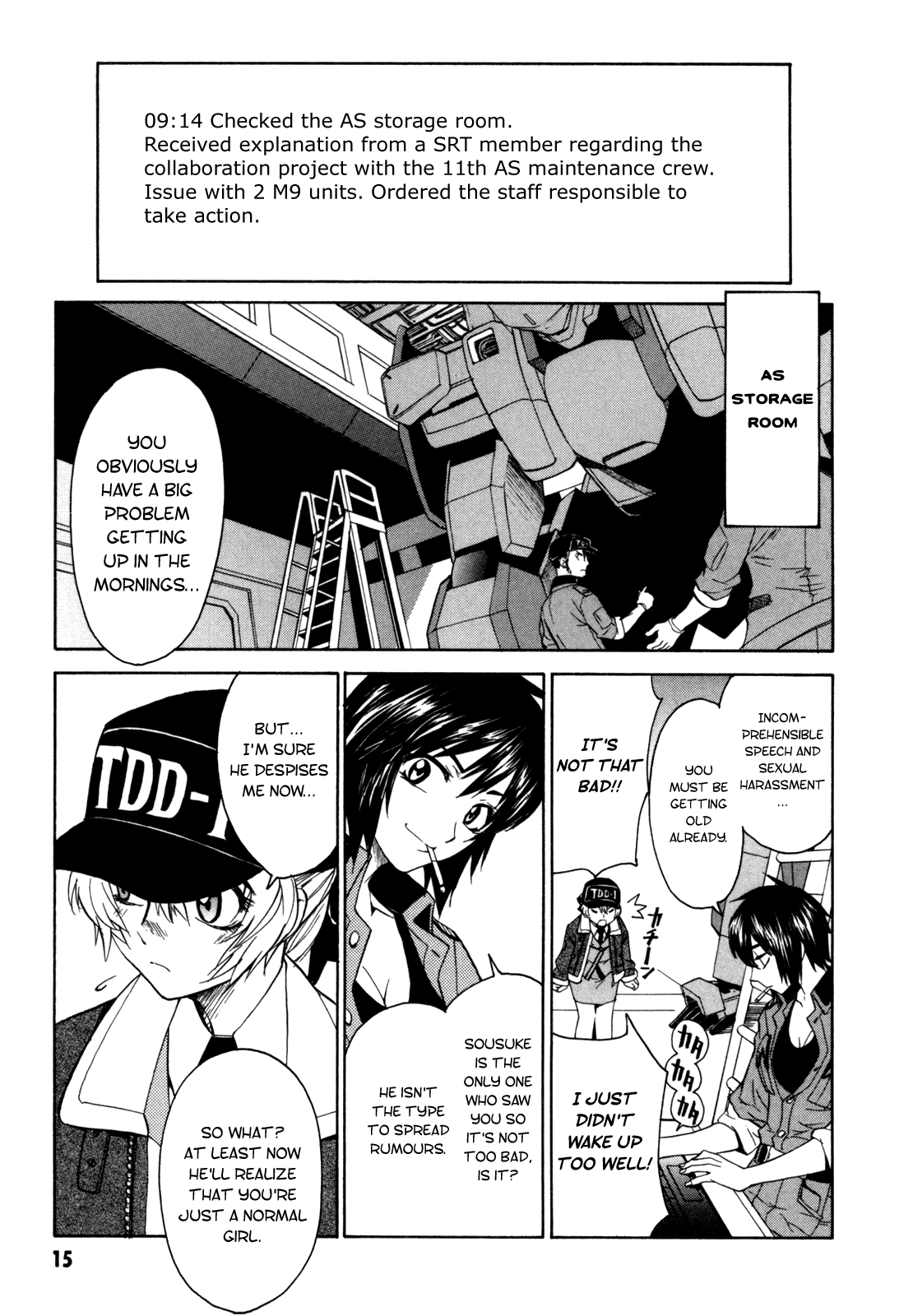 Full Metal Panic! Sigma Chapter 13 page 17 - Chapter 13: My Evenful Day as the Captain (Part 1)