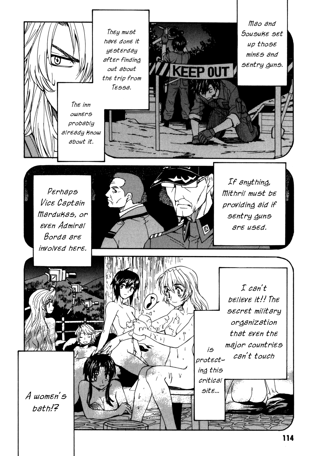 Full Metal Panic! Sigma Chapter 16 page 24 - Chapter 16: Goddess Arrives (Onsen Trip)