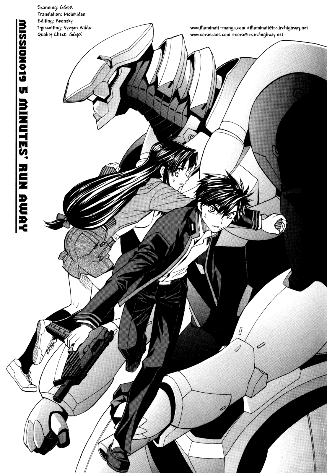Full Metal Panic! Sigma Chapter 19 page 1 - Chapter 19: 5 Minutes' Run Way