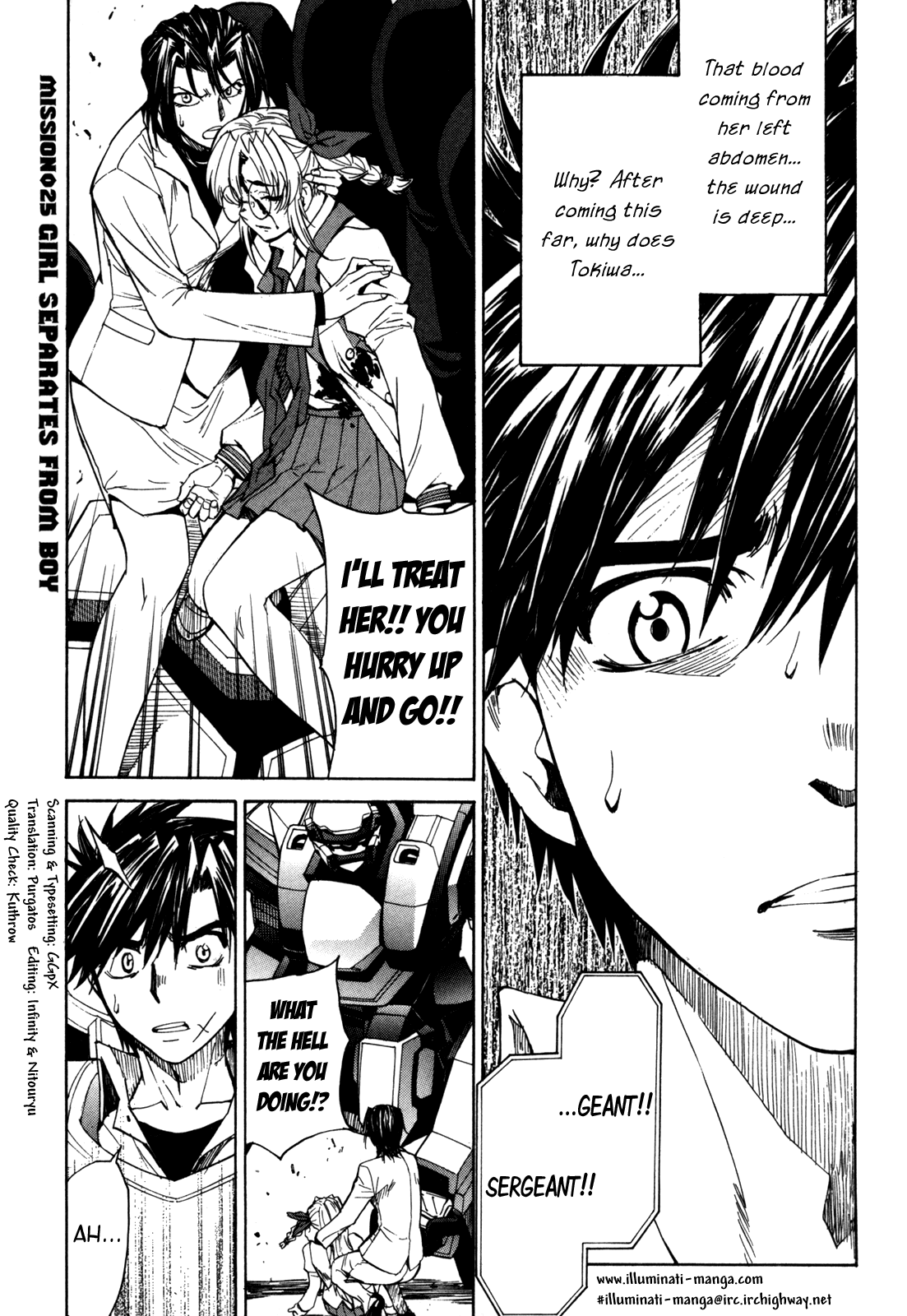 Full Metal Panic! Sigma Chapter 25 page 1 - Chapter 25: Girl Separates from Boy