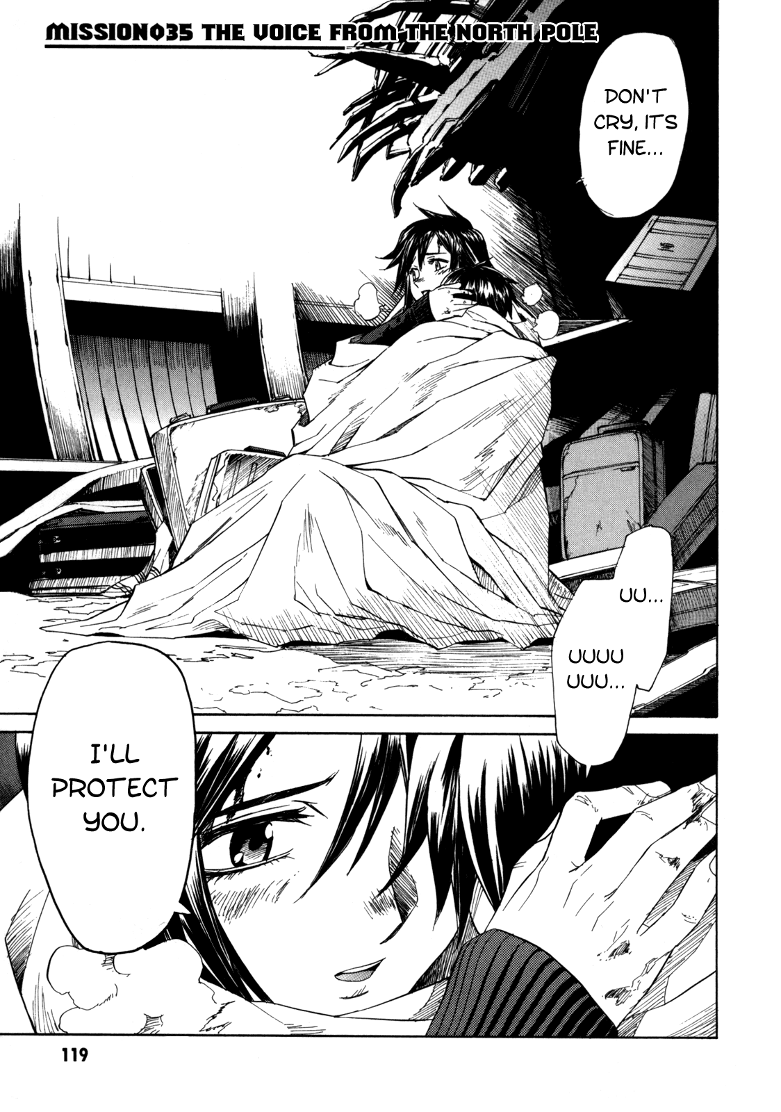 Full Metal Panic! Sigma Chapter 35 page 1 - Chapter 35: The Voice from the North Pole