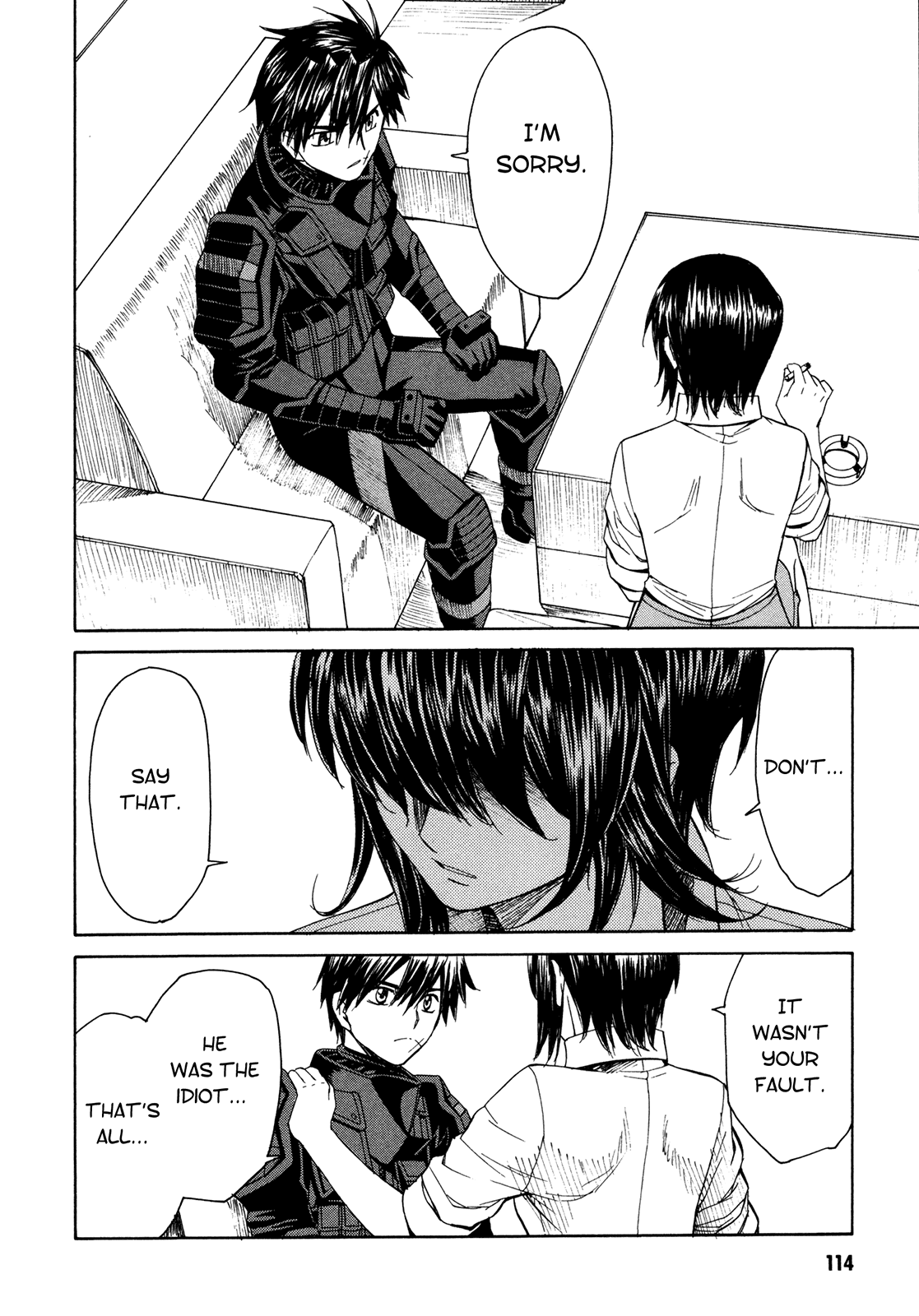 Full Metal Panic! Sigma Chapter 55 page 14 - Chapter 55: Cry in the Disappearing World