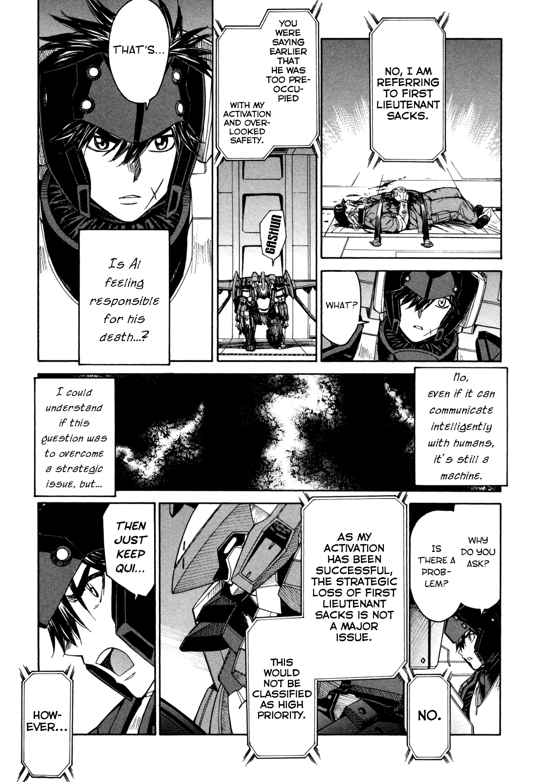 Full Metal Panic! Sigma Chapter 79 page 13 - Chapter 79: Human's Hearts / Machine's Hearts