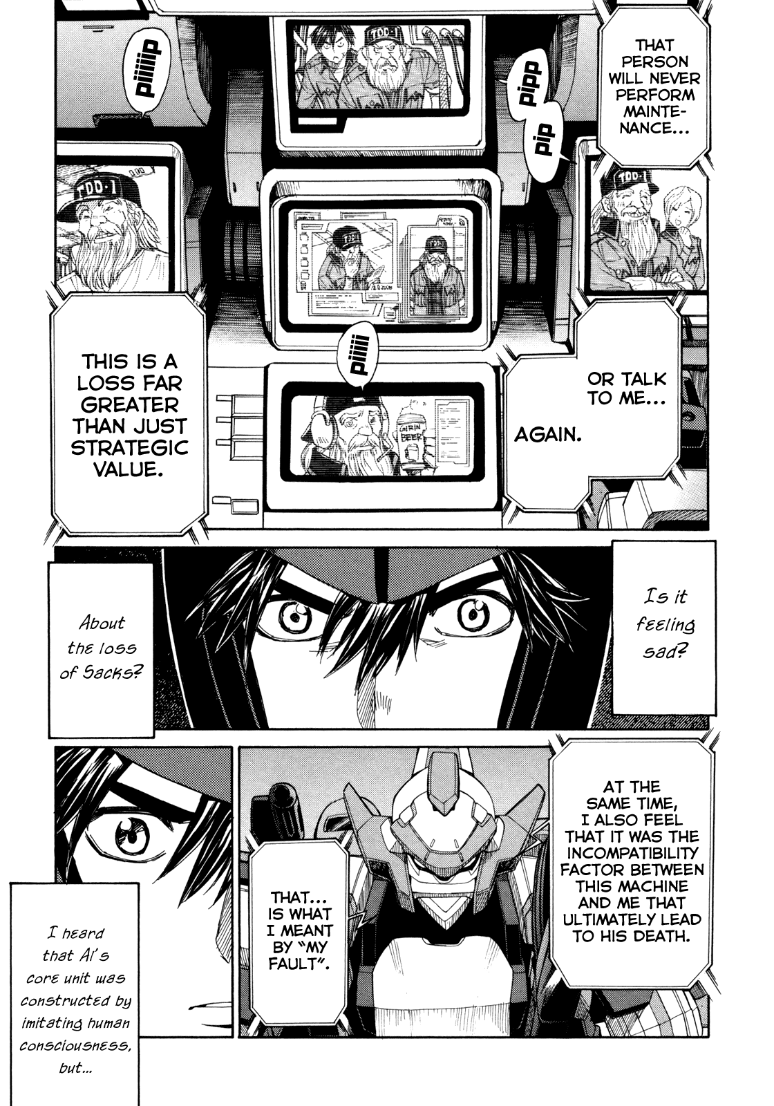 Full Metal Panic! Sigma Chapter 79 page 15 - Chapter 79: Human's Hearts / Machine's Hearts