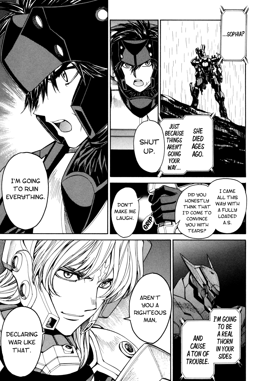 Full Metal Panic! Sigma Chapter 81 page 9 - Chapter 81: Black &amp; White