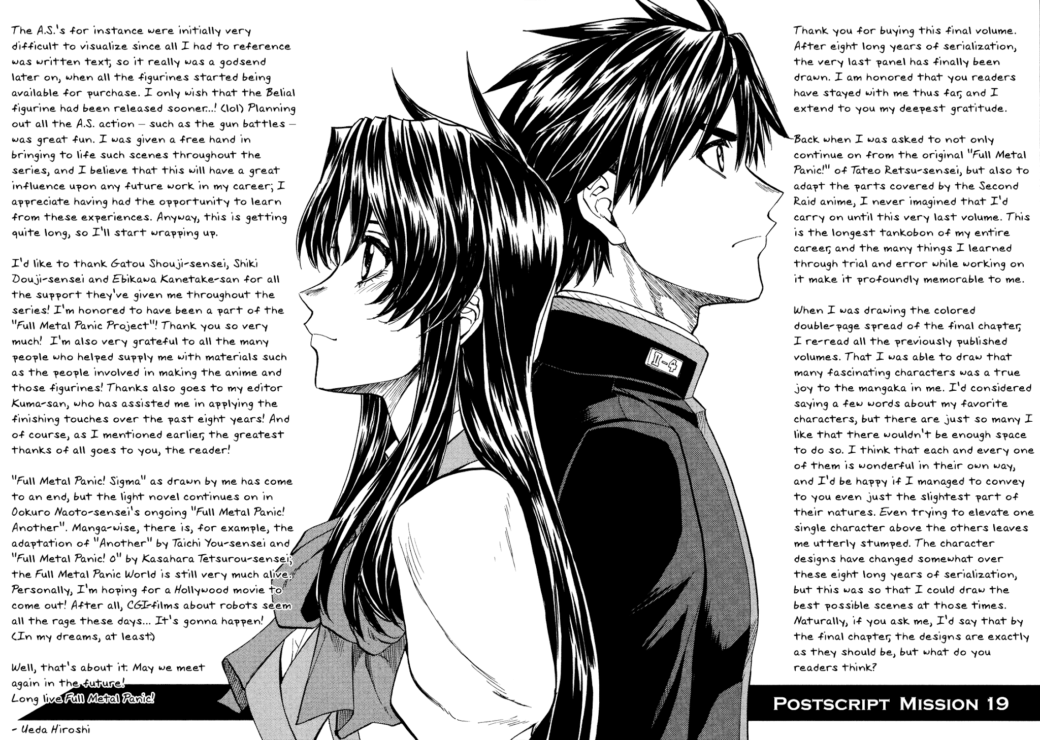 Full Metal Panic! Sigma Chapter 90 page 40 - Chapter 90: Always, Stand by Me [END]