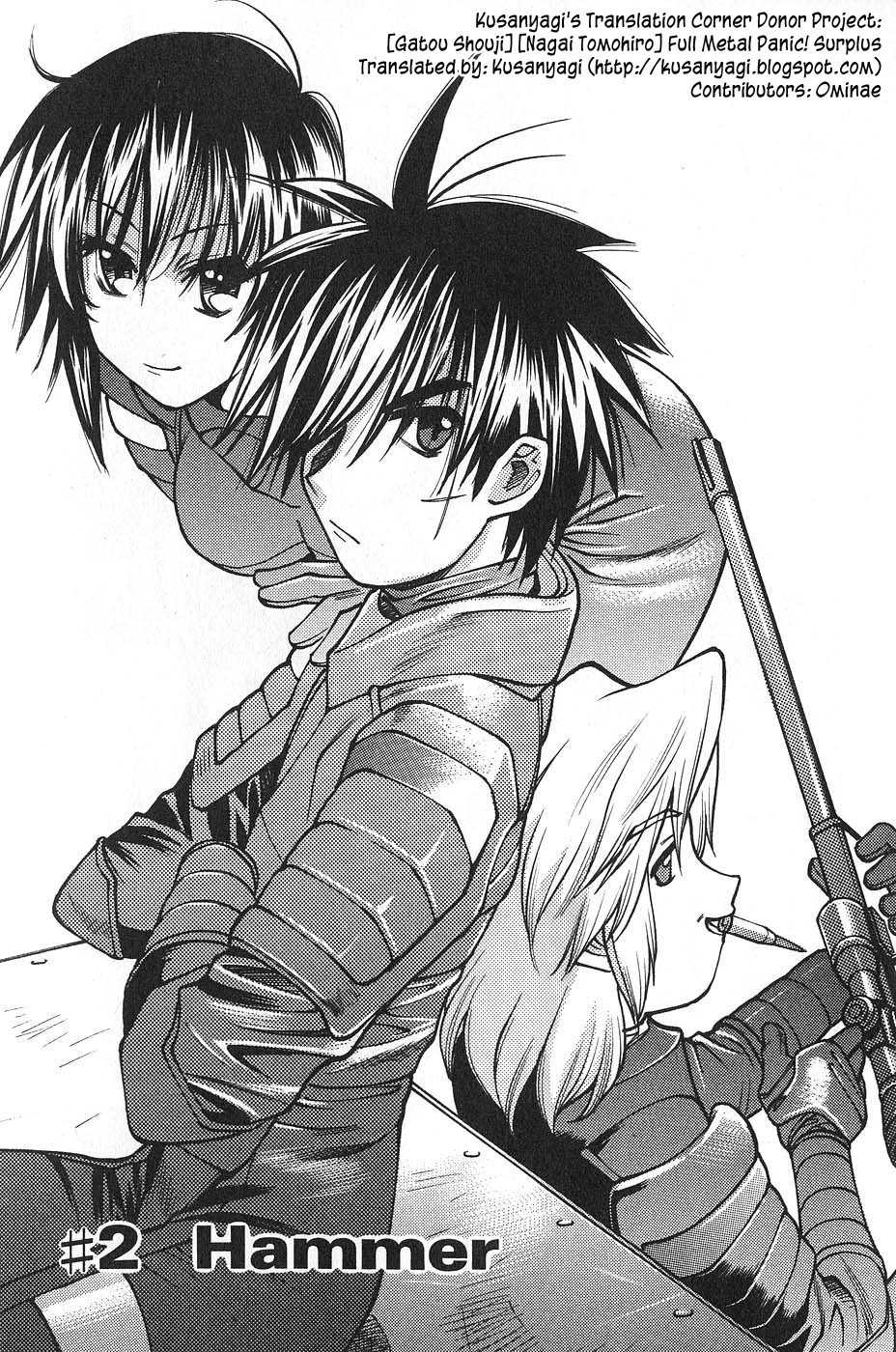 Full Metal Panic! Surplus Chapter 2 page 1 - Chapter 2: Hammer
