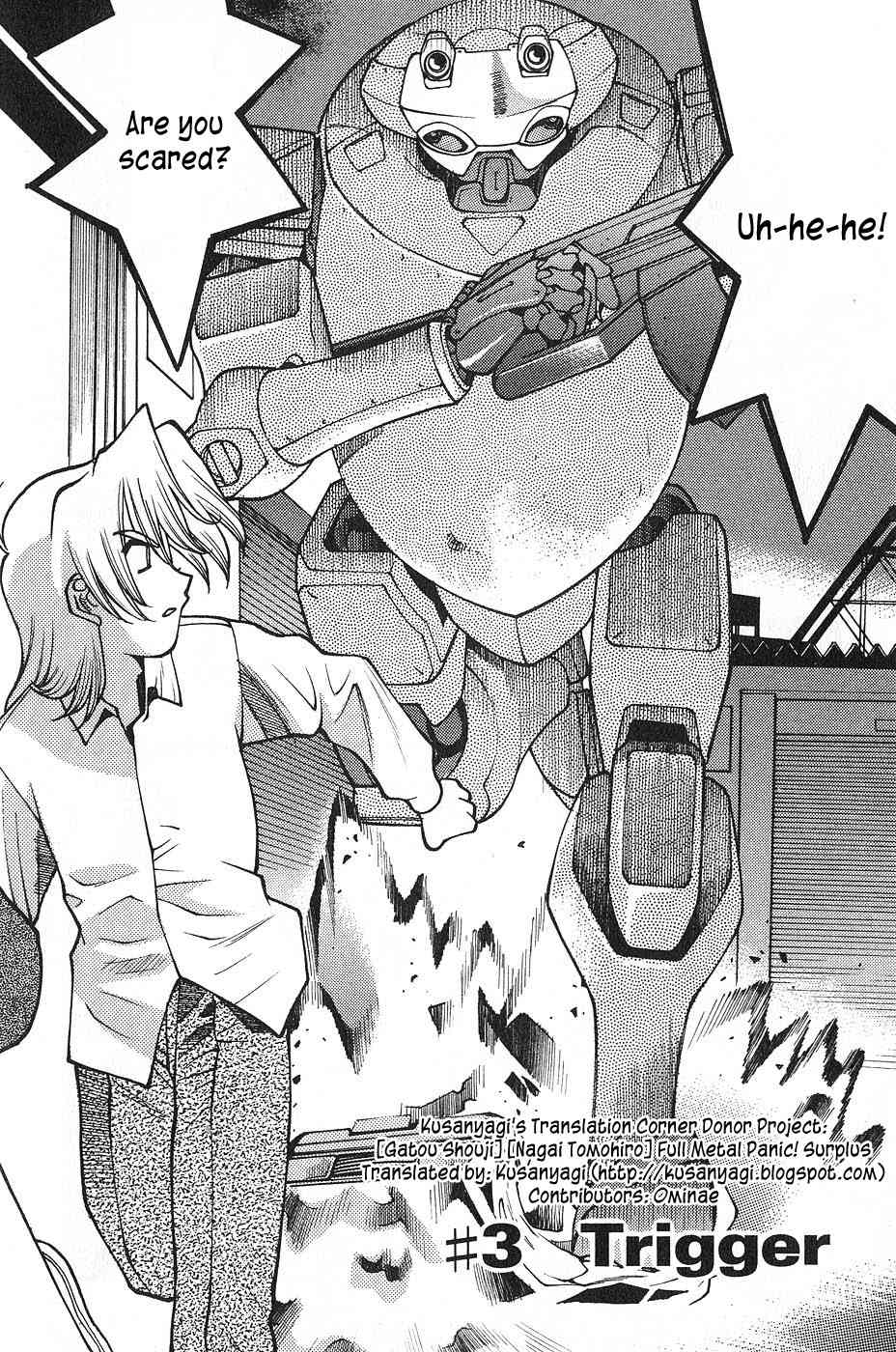 Full Metal Panic! Surplus Chapter 3 page 2 - Chapter 3: Trigger