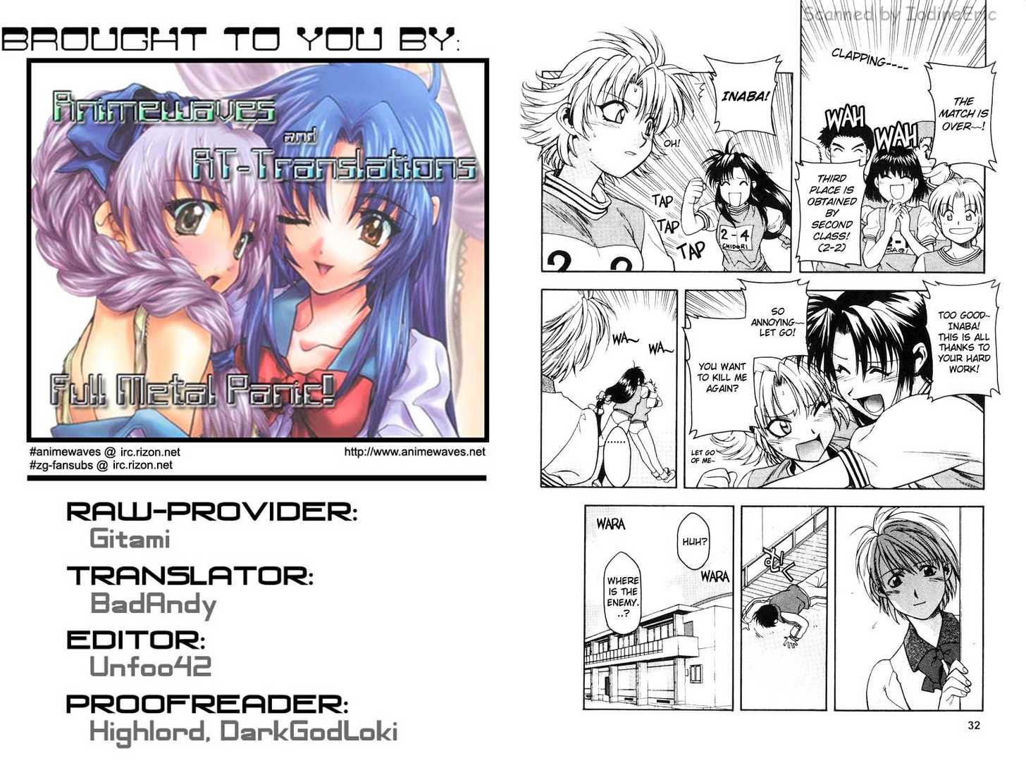 Full Metal Panic! Chapter 15 page 20 - Chapter 15 : Suspicion, Pressured, Tournament Troubles?