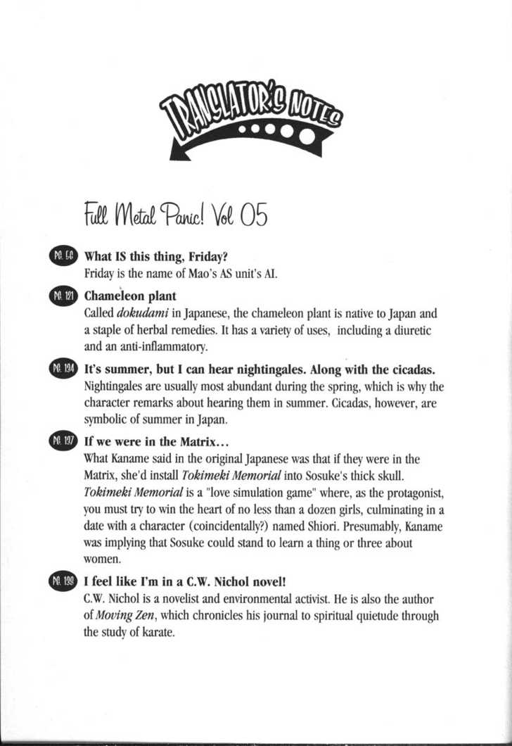 Full Metal Panic! Chapter 32 page 29 - Chapter 32 : The long road to the vacation house