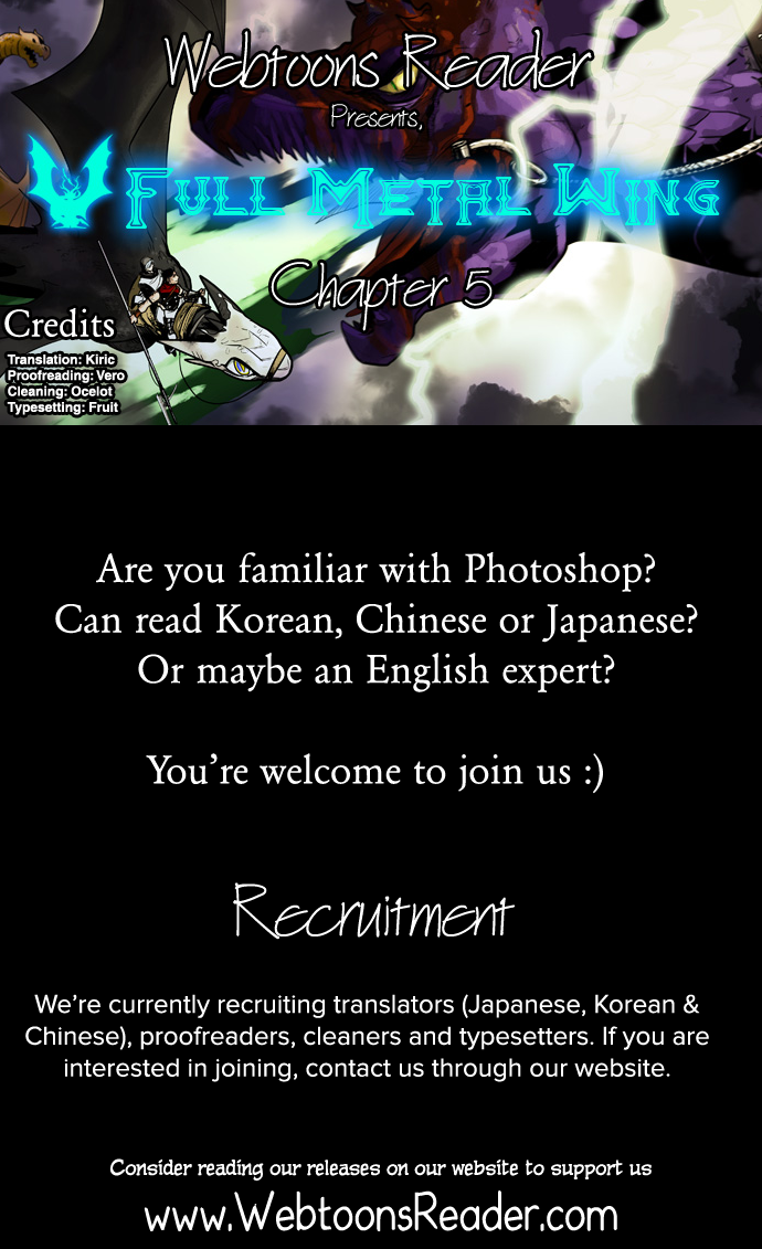 Full Metal Wing Chapter 5.2 page 1 - Chapter 5 v2 : Coward Dragon (5)