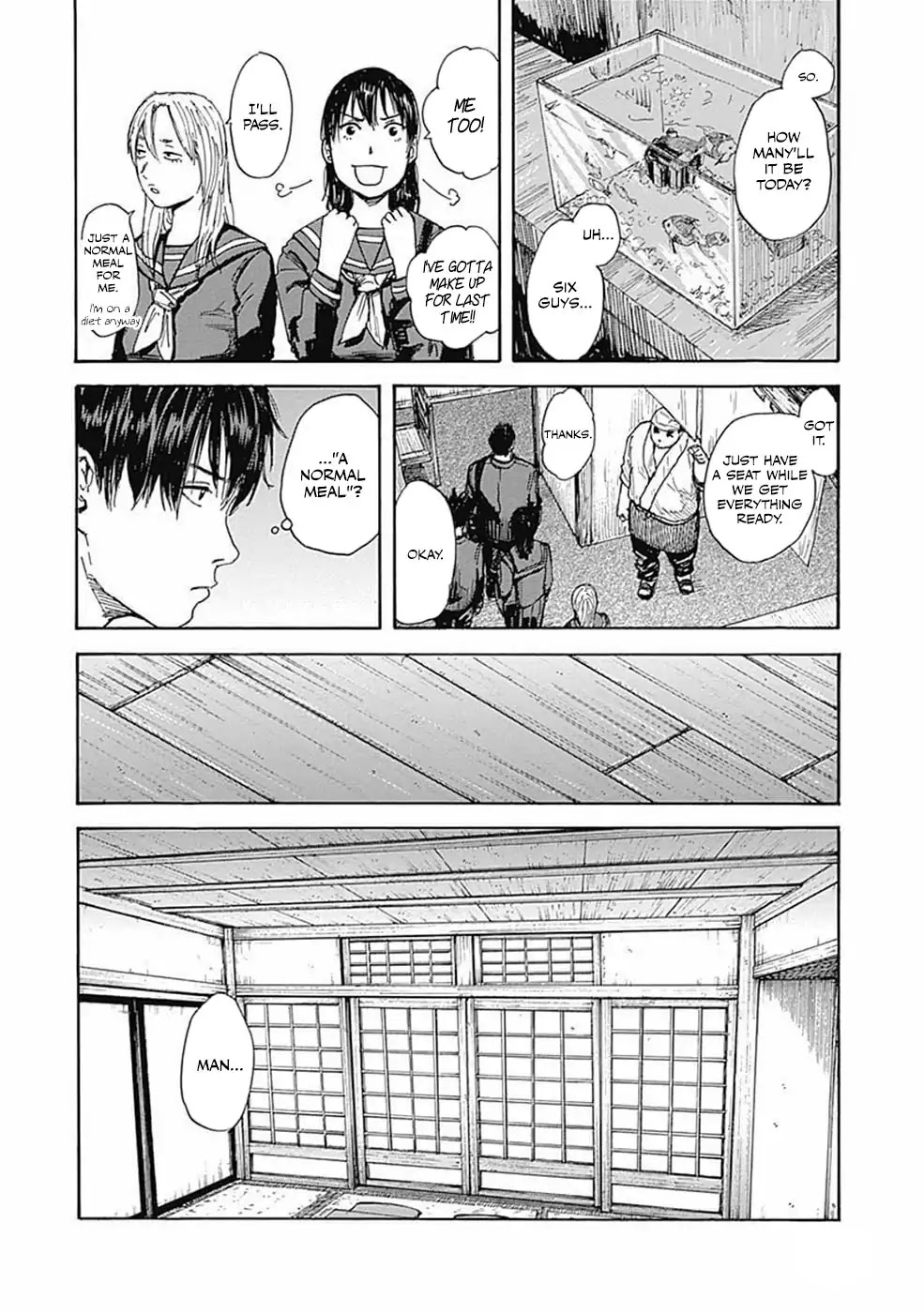 Fulldrum Chapter 21 page 4 - Chapter 21: Food Fighter Hino