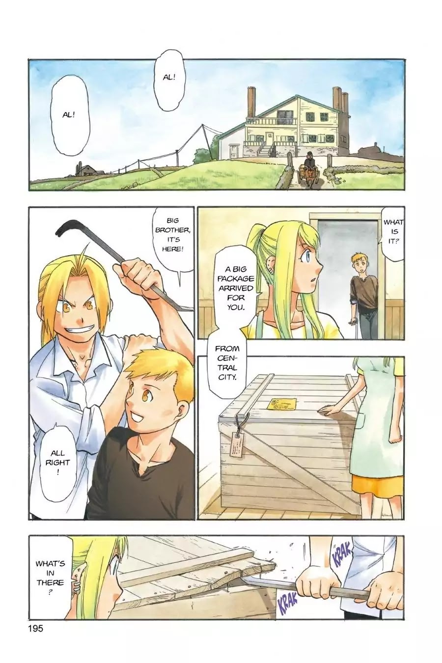 FullMetal Alchemist Chapter 108.5 page 1 - Vol.27 Side Story: Another Journey's End