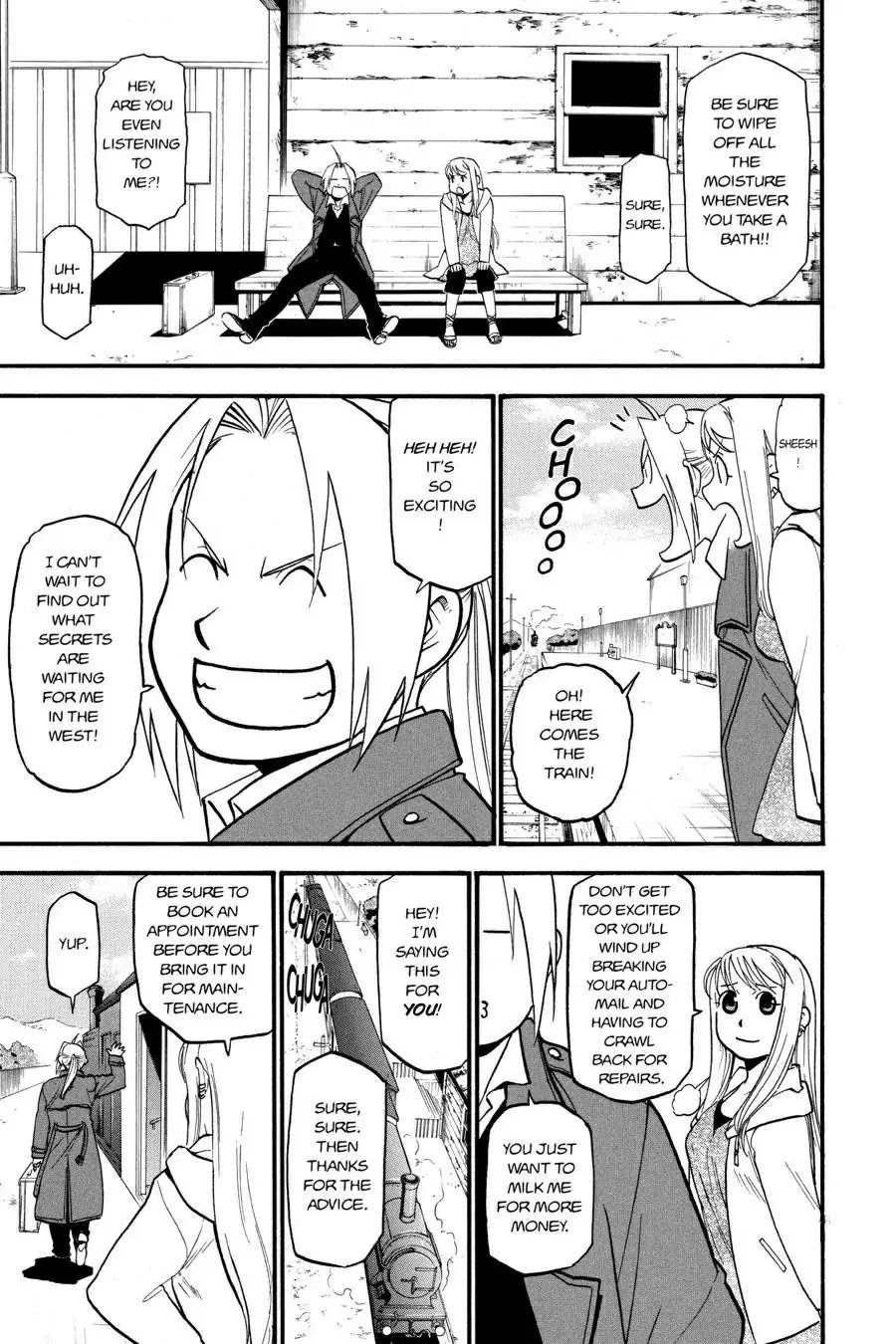 FullMetal Alchemist Chapter 108 page 99 - Chapter 108: Journey's End