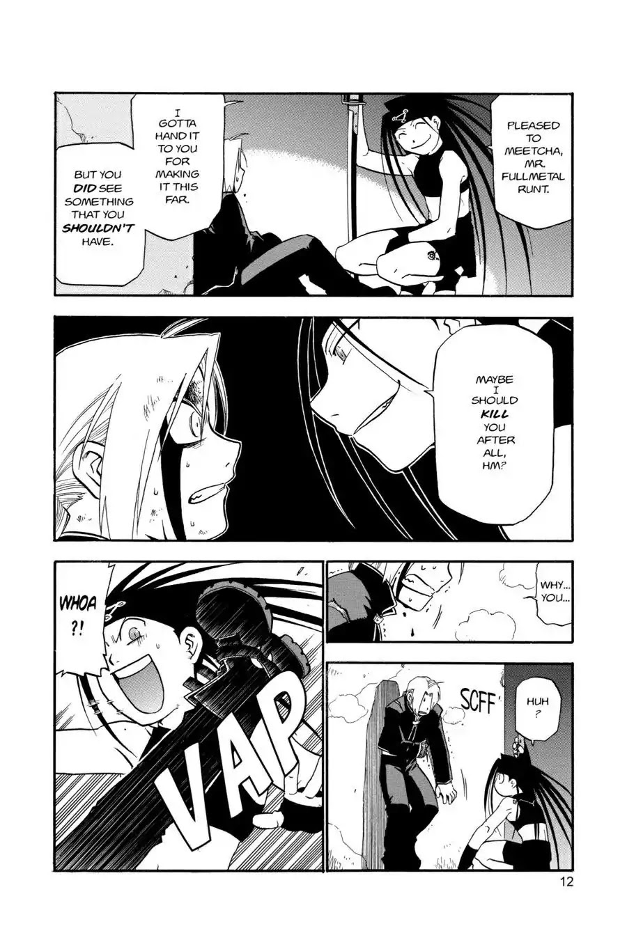 Fullmetal Alchemist manga, chapter 13, page 12 of 50