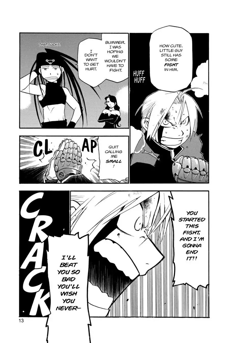Fullmetal Alchemist manga, chapter 13, page 13 of 50