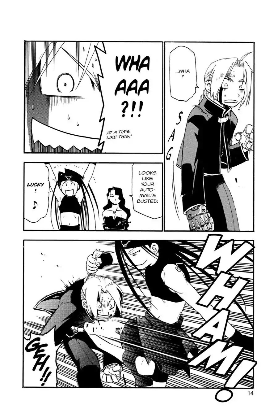 Fullmetal Alchemist manga, chapter 13, page 14 of 50