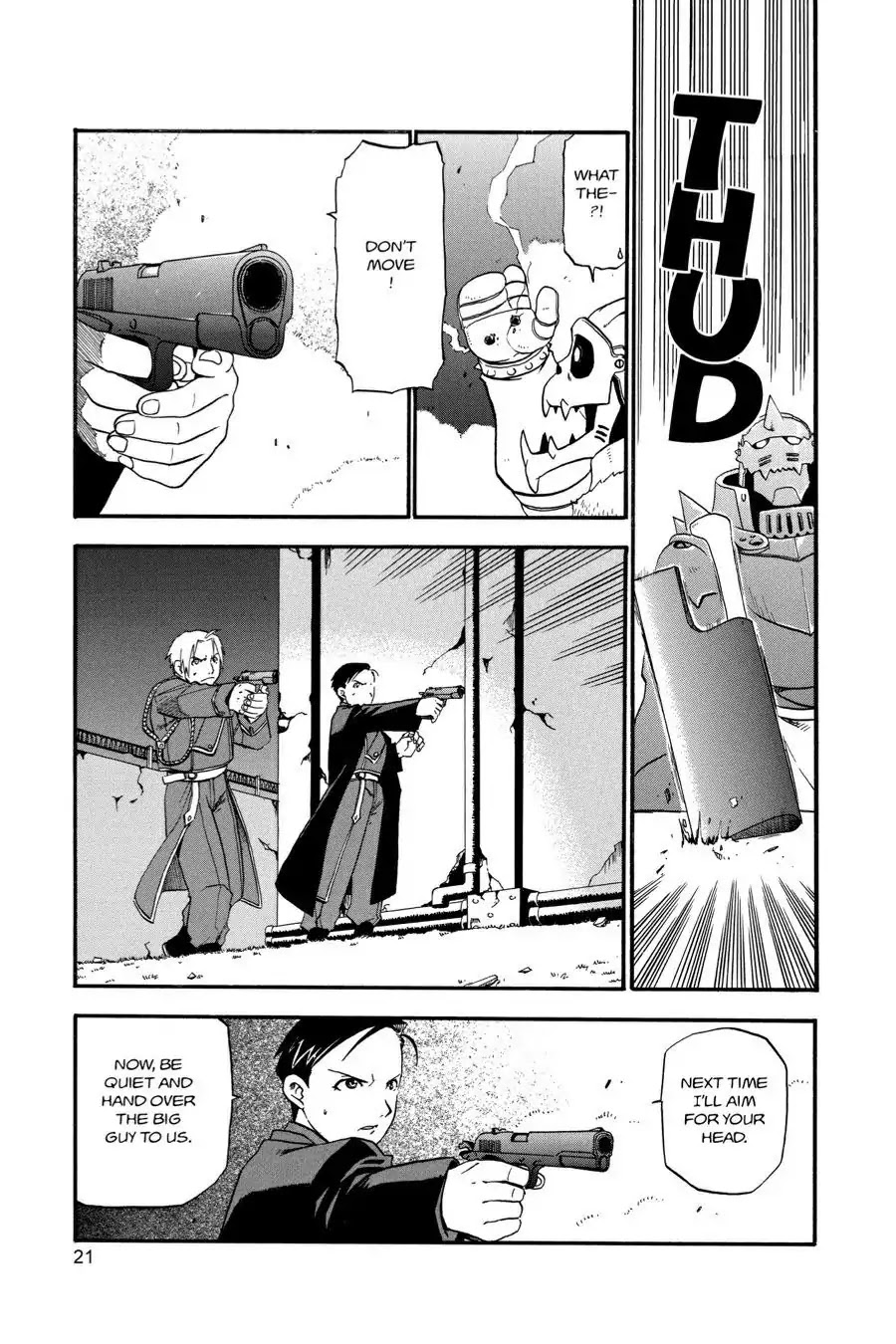 Fullmetal Alchemist manga, chapter 13, page 21 of 50