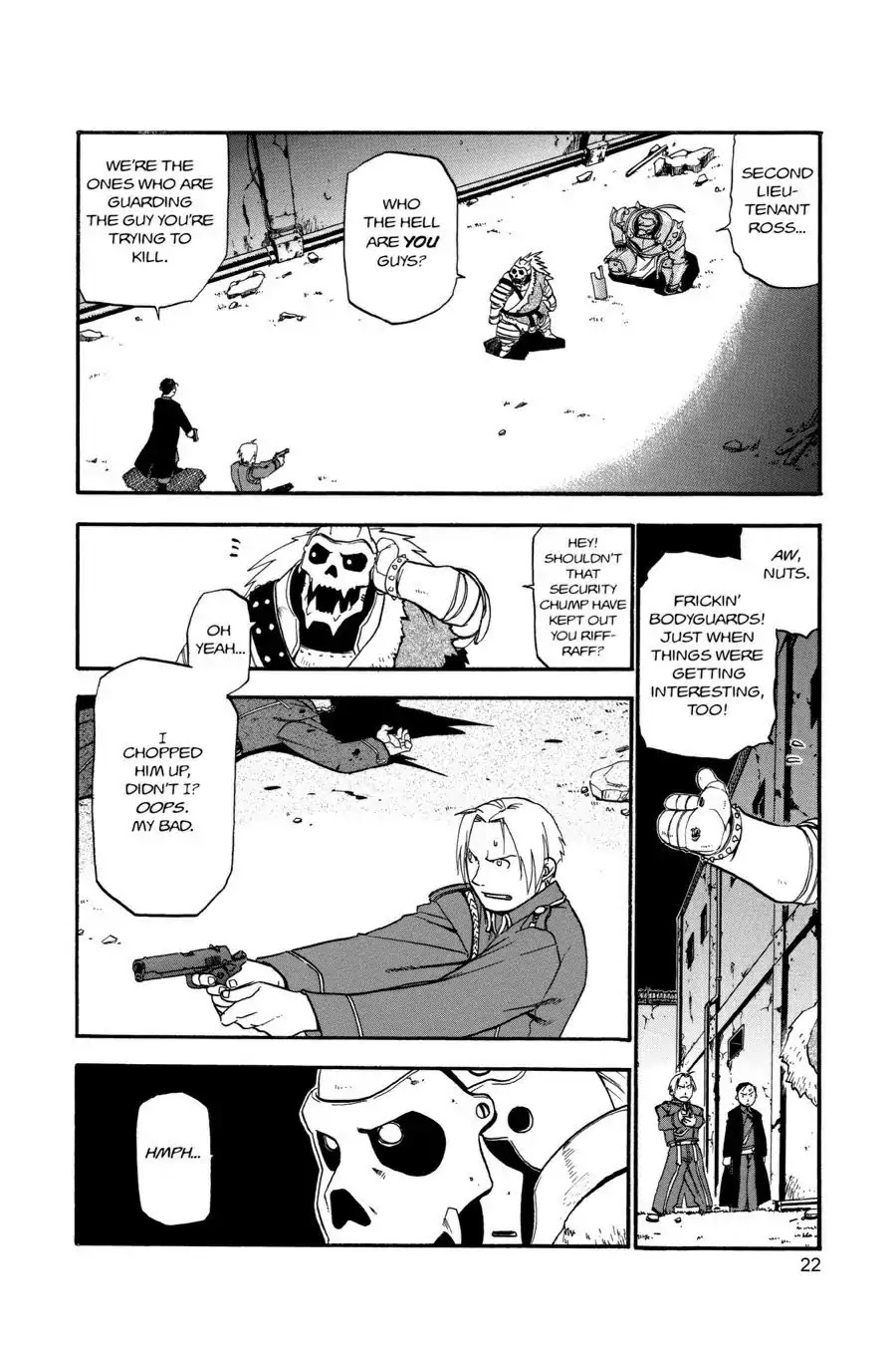 Fullmetal Alchemist manga, chapter 13, page 22 of 50