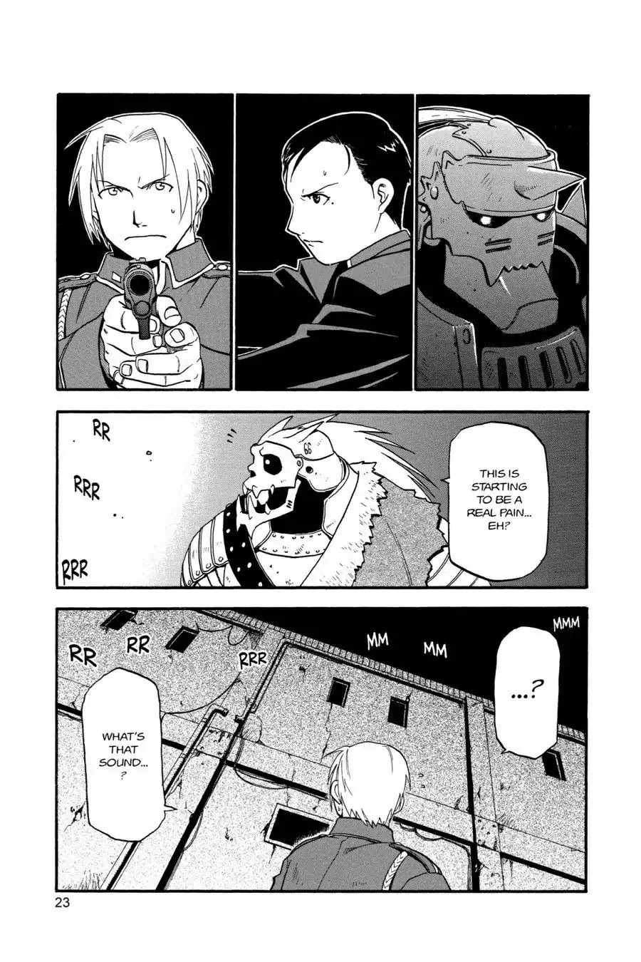 Fullmetal Alchemist manga, chapter 13, page 23 of 50