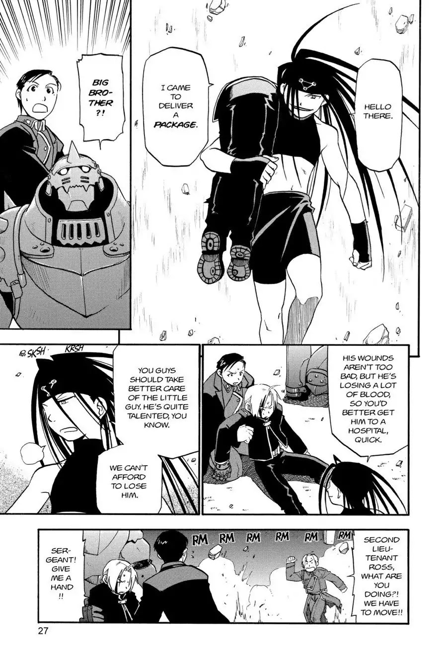 Fullmetal Alchemist manga, chapter 13, page 27 of 50