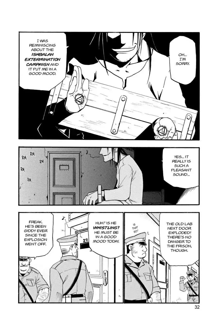 Fullmetal Alchemist manga, chapter 13, page 32 of 50
