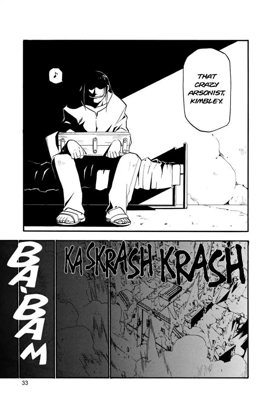 Fullmetal Alchemist manga, chapter 13, page 33 of 50