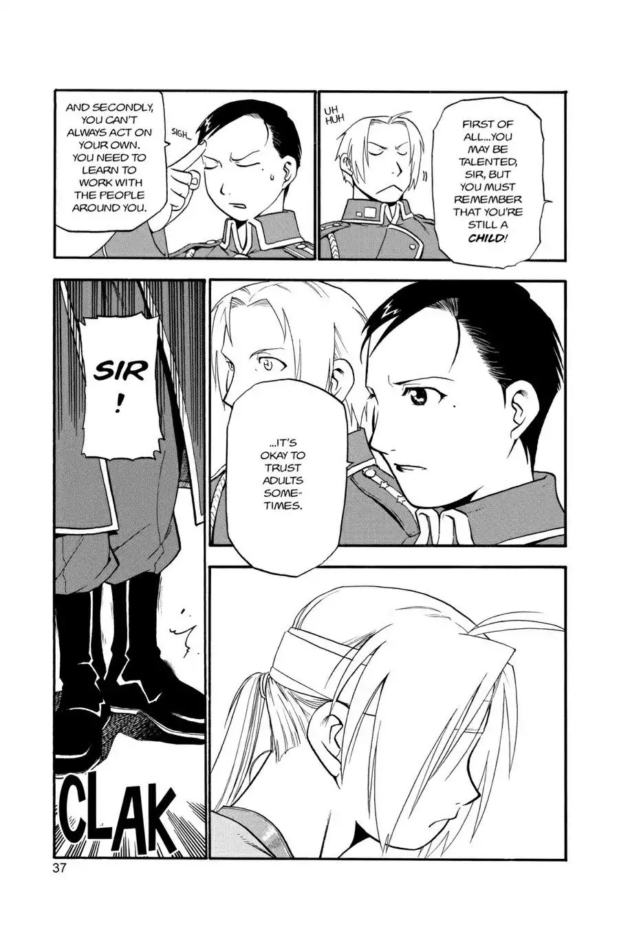 Fullmetal Alchemist manga, chapter 13, page 37 of 50