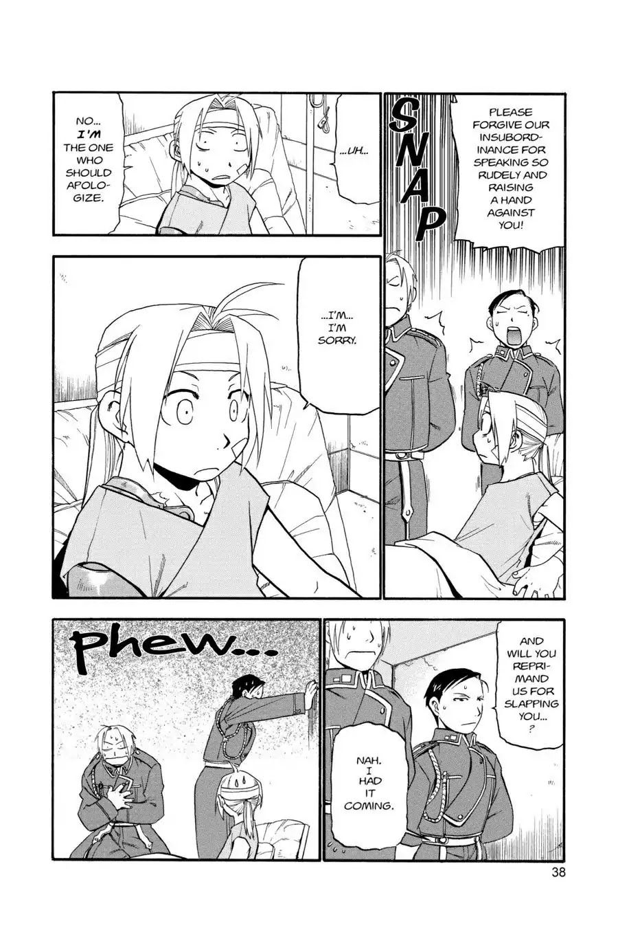 Fullmetal Alchemist manga, chapter 13, page 38 of 50