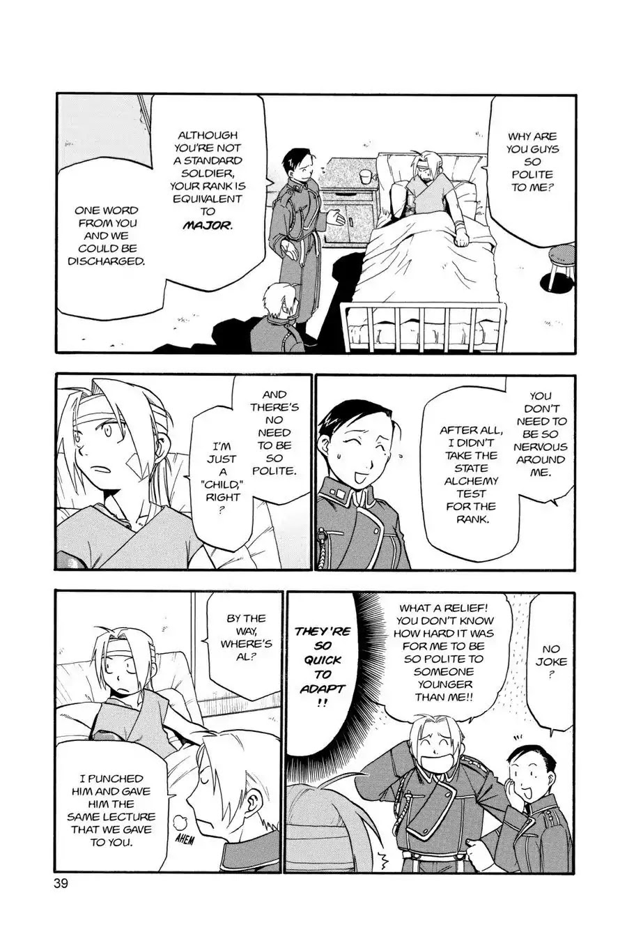 Fullmetal Alchemist manga, chapter 13, page 39 of 50