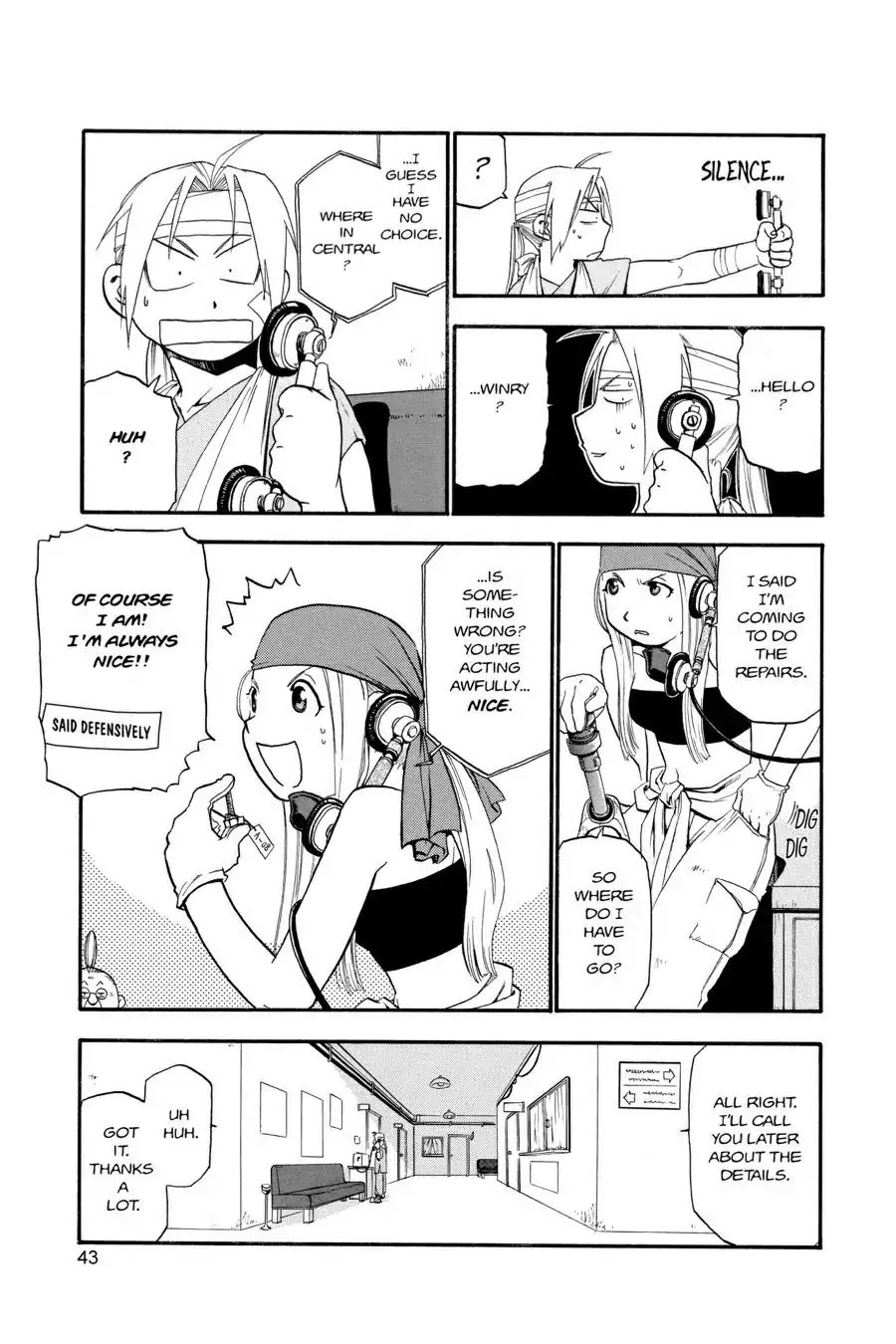 Fullmetal Alchemist manga, chapter 13, page 43 of 50