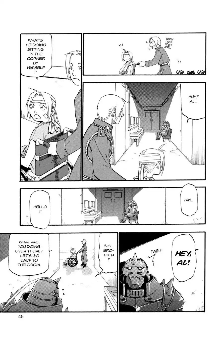 Fullmetal Alchemist manga, chapter 13, page 45 of 50
