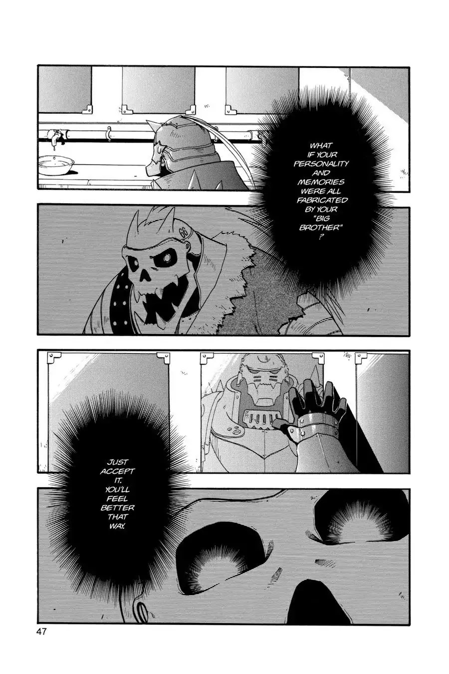Fullmetal Alchemist manga, chapter 13, page 47 of 50