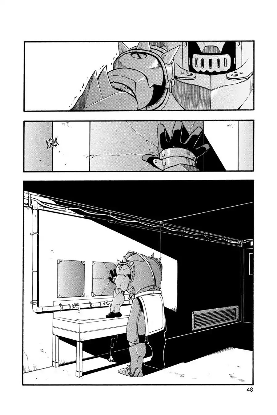 Fullmetal Alchemist manga, chapter 13, page 48 of 50