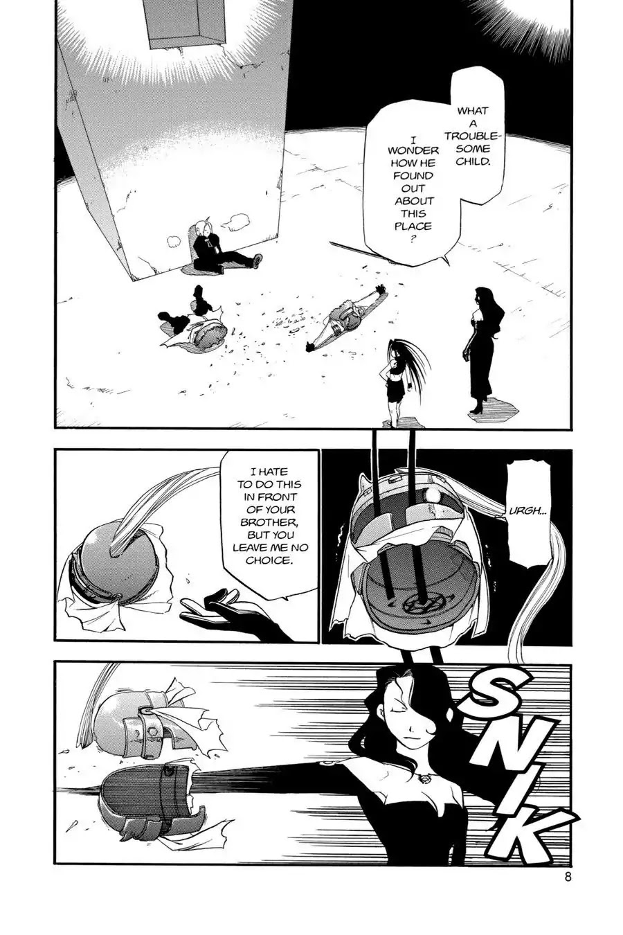Fullmetal Alchemist manga, chapter 13, page 8 of 50