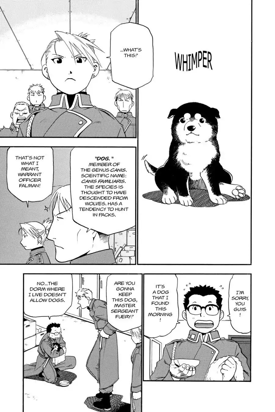 FullMetal Alchemist Chapter 16.5 page 3 - Vol.4 Slide Story: Dog of The Military?