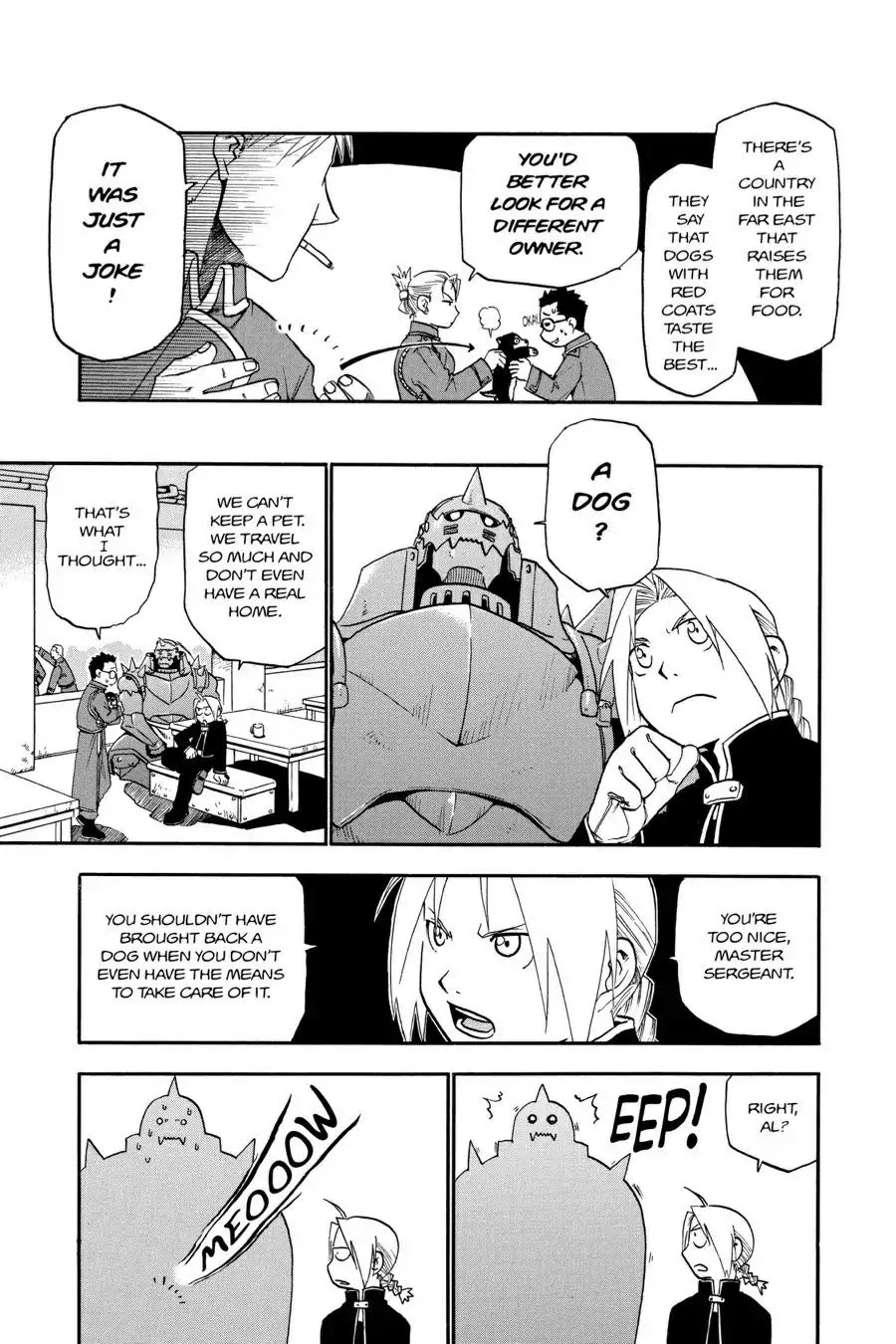 FullMetal Alchemist Chapter 16.5 page 5 - Vol.4 Slide Story: Dog of The Military?