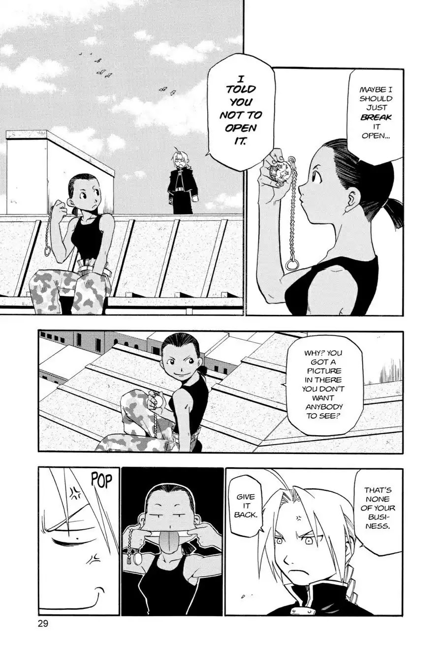 FullMetal Alchemist Chapter 17 page 28 - Chapter 17: The Boomtown of The Broken Down