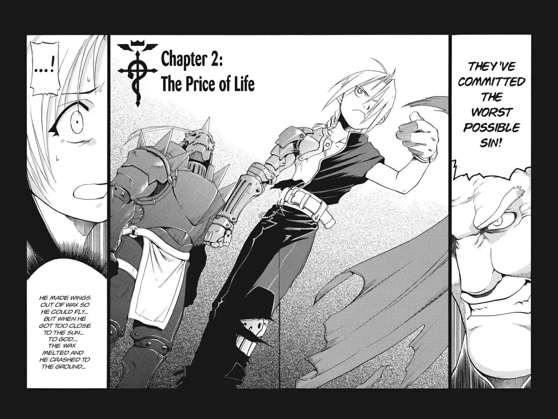 Fullmetal Alchemist manga, chapter 2, page 2 of 38