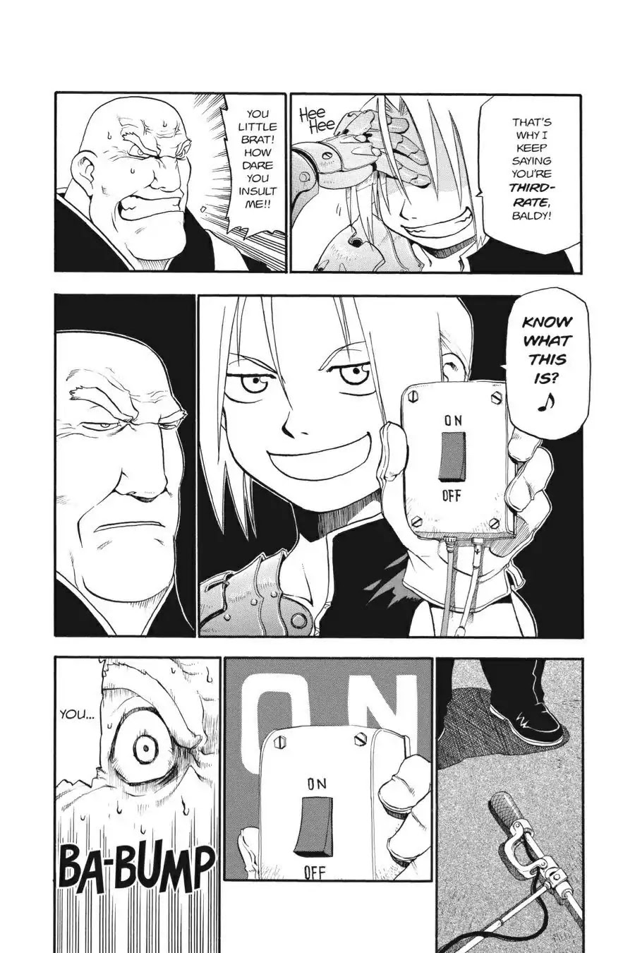 Fullmetal Alchemist manga, chapter 2, page 20 of 38
