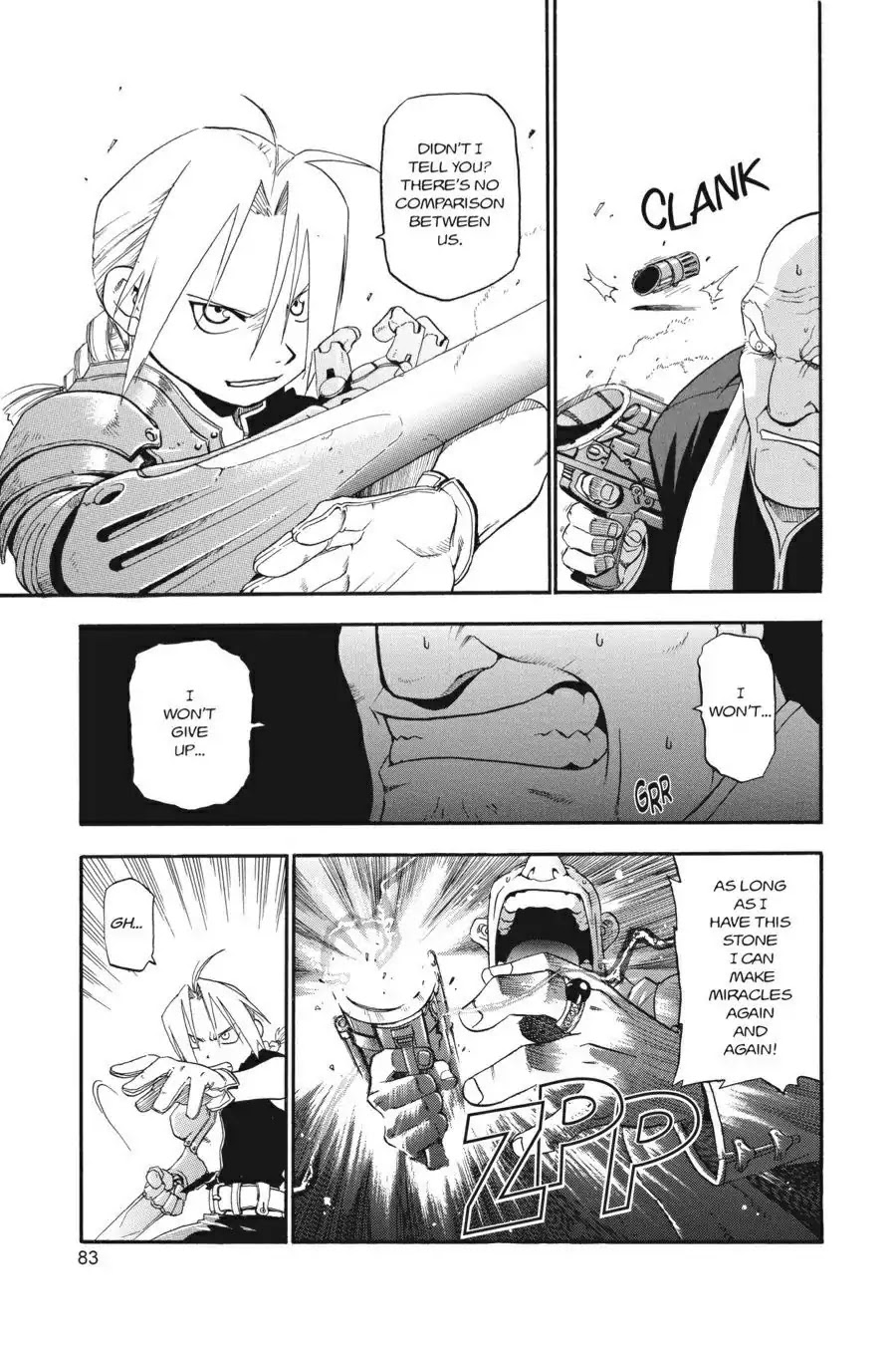 Fullmetal Alchemist manga, chapter 2, page 23 of 38