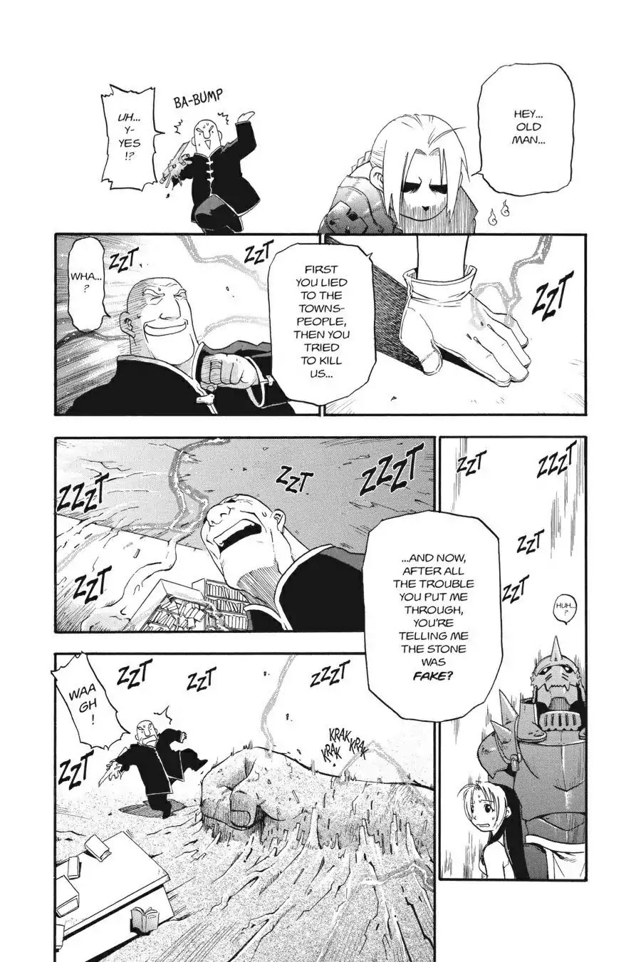 Fullmetal Alchemist manga, chapter 2, page 27 of 38