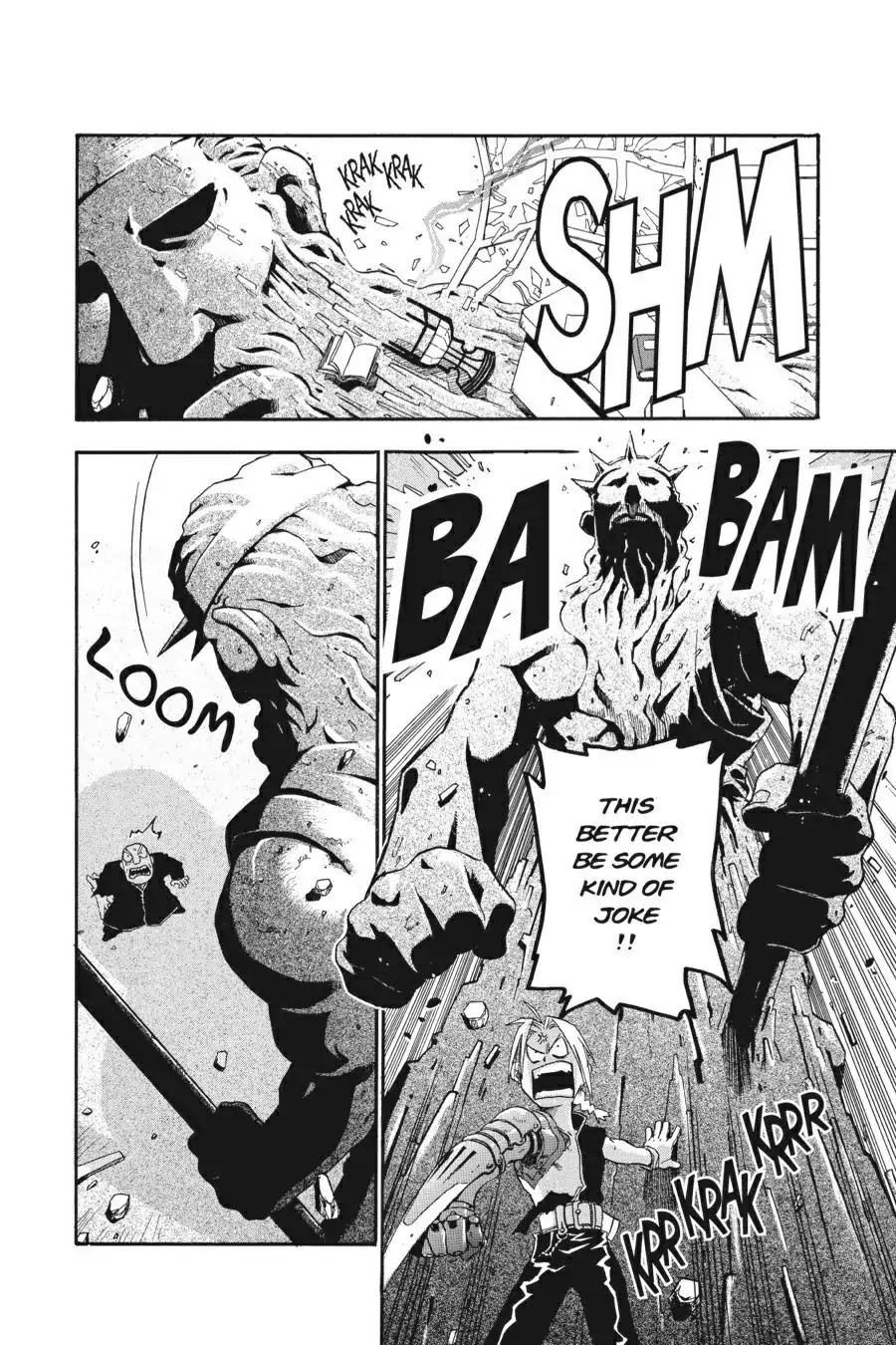 Fullmetal Alchemist manga, chapter 2, page 28 of 38