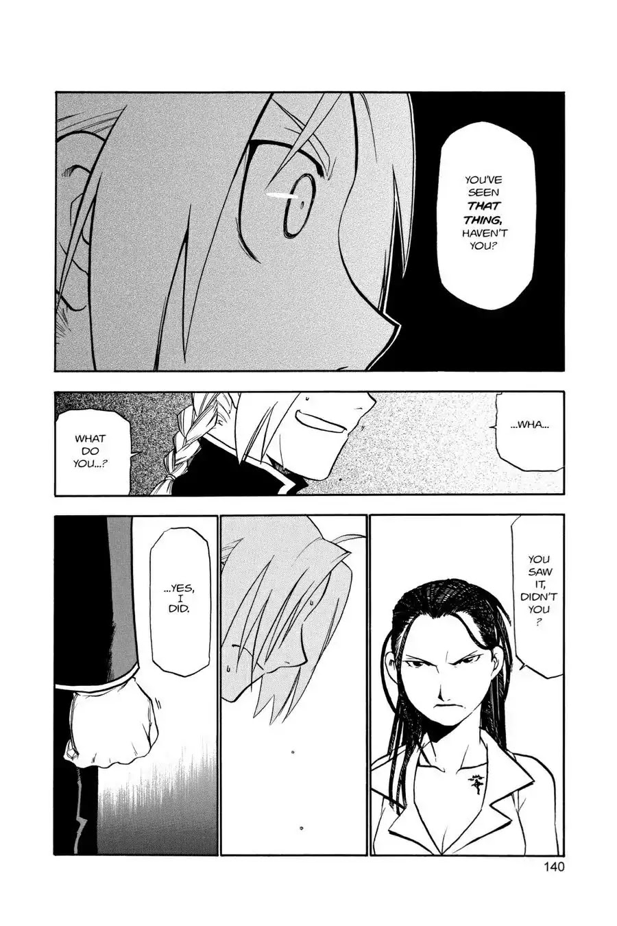 Fullmetal Alchemist manga, chapter 20, page 22 of 34